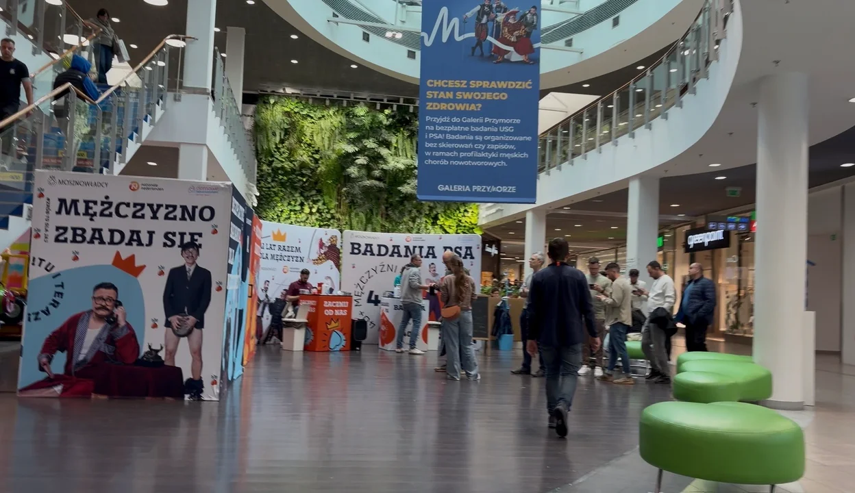 Bezpłatne badania dla mężczyzn w Galerii Przymorze
