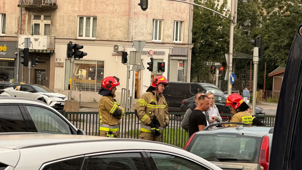 Cztery samochody zderzyły się na Grunwaldzkiej. Duże utrudnienia